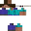 Minecraft skin texture, 64x64 pixels
