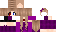 Minecraft skin texture, 64x32 legacy pixels