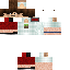 Minecraft skin texture, 64x64 pixels
