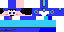 Minecraft skin texture, 64x32 legacy pixels