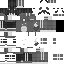 Minecraft skin texture, 64x64 pixels