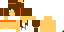 Minecraft skin texture, 64x32 legacy pixels