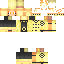 Minecraft skin texture, 64x64 pixels