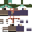 Minecraft skin texture, 64x64 pixels