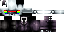 Minecraft skin texture, 64x32 legacy pixels