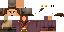Minecraft skin texture, 64x32 legacy pixels