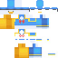 Minecraft skin texture, 64x64 pixels
