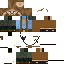 Minecraft skin texture, 64x64 pixels
