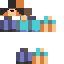 Minecraft skin texture, 64x64 pixels