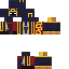 Minecraft skin texture, 64x64 pixels