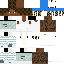 Minecraft skin texture, 64x64 pixels