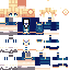 Minecraft skin texture, 64x64 pixels