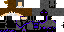 Minecraft skin texture, 64x32 legacy pixels