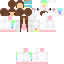 Minecraft skin texture, 64x64 pixels