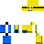 Minecraft skin texture, 64x64 pixels