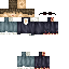Minecraft skin texture, 64x64 pixels
