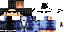 Minecraft skin texture, 64x32 legacy pixels
