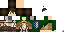Minecraft skin texture, 64x32 legacy pixels
