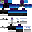 Minecraft skin texture, 64x64 pixels