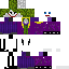 Minecraft skin texture, 64x64 pixels