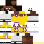 Minecraft skin texture, 64x64 pixels