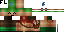 Minecraft skin texture, 64x32 legacy pixels