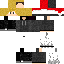 Minecraft skin texture, 64x64 pixels