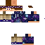 Minecraft skin texture, 64x64 pixels