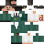 Minecraft skin texture, 64x64 pixels