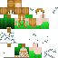 Minecraft skin texture, 64x64 pixels