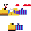 Minecraft skin texture, 64x64 pixels