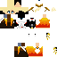 Minecraft skin texture, 64x64 pixels