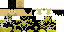 Minecraft skin texture, 64x32 legacy pixels