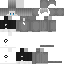 Gray Minecraft skin texture, 64x64 pixels