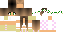 Minecraft skin texture, 64x32 legacy pixels