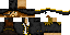 Minecraft skin texture, 64x32 legacy pixels