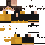 Minecraft skin texture, 64x64 pixels