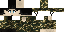 Minecraft skin texture, 64x32 legacy pixels