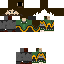 Minecraft skin texture, 64x64 pixels