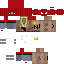 Minecraft skin texture, 64x64 pixels
