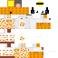 Minecraft skin texture, 64x64 pixels
