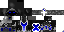 Minecraft skin texture, 64x32 legacy pixels