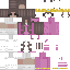 Minecraft skin texture, 64x64 pixels