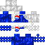Minecraft skin texture, 64x64 pixels