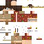 Minecraft skin texture, 64x64 pixels