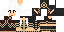 Minecraft skin texture, 64x32 legacy pixels