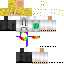 Minecraft skin texture, 64x64 pixels