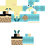 Minecraft skin texture, 64x64 pixels