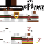 Minecraft skin texture, 64x64 pixels