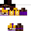 Minecraft skin texture, 64x64 pixels